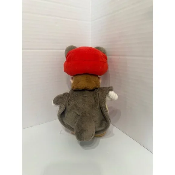 Super Mario Bros. Tanooki Mario Flying Squirrel Red Overalls 9" Buddy Nintendo - Picture 4 of 9